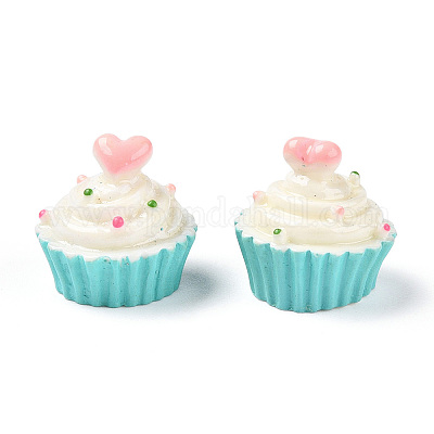 Сердце с кабошонах торт смолы CRES-R183-04A-1