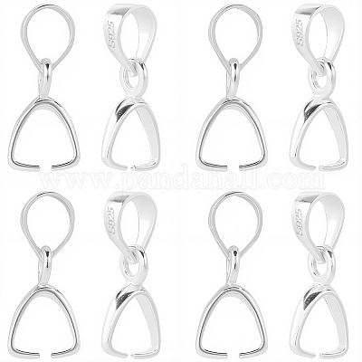 6 шт. 925 подвески из стерлингового серебра STER-SC0001-31-1