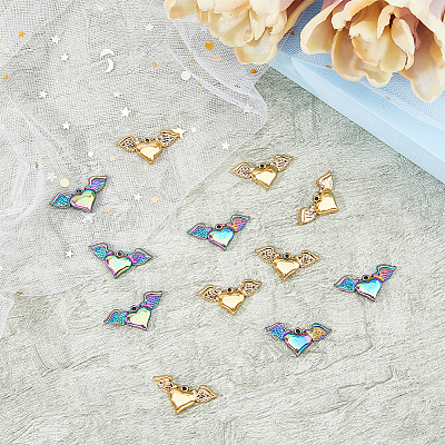 12 шт. подвески из нержавеющей стали 304 двух цветов STAS-DC0014-10-1