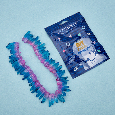 Природных кристаллов кварца бисер нитей G-SC0001-10-1