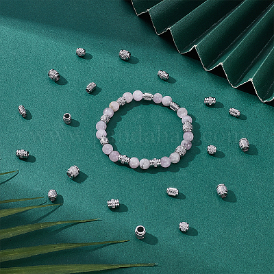 80 шт. 4 стиля бусин из нержавеющей стали 304 STAS-UN0063-69-1