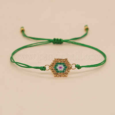 Браслеты из стеклянных бус в богемном стиле PL8601-5-1