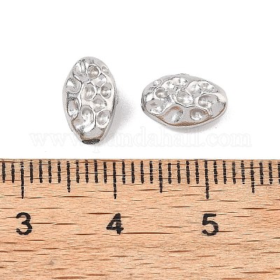 Бусинки из кованой нержавеющей стали 304&nbsp;STAS-B127-01P-01-1