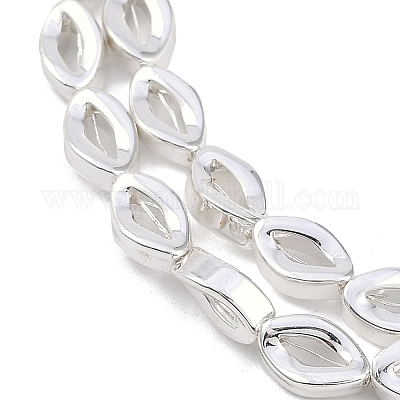 Гальванические нити из синтетических немагнитных гематитовых бусин G-C156-05-1