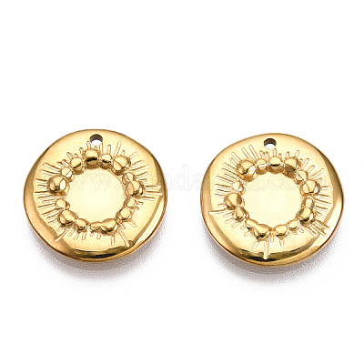 Оправы для подвесок из нержавеющей стали 304 в виде кабошонов X-STAS-T060-47G-1