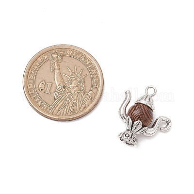 Подвески из натурального дерева венге PALLOY-JF04076-1