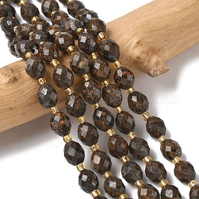 Природные бронзитом бисер нитей G-F809-A07-01-1