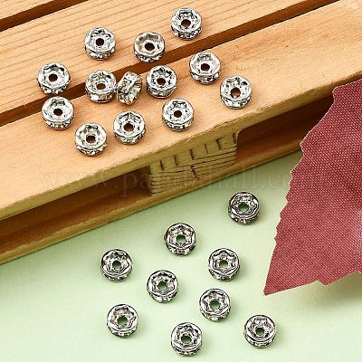 Латунные бусины разделители для поставки стразов RB-A014-Z5mm-01P-1