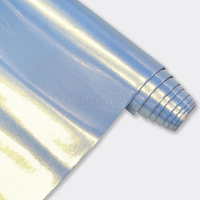 Блестящая ткань из искусственной кожи AJEW-WH20049-44H-1