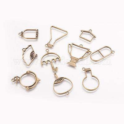 Стойки из пластика с открытыми задними подвесками PALLOY-X0037-01AB-1