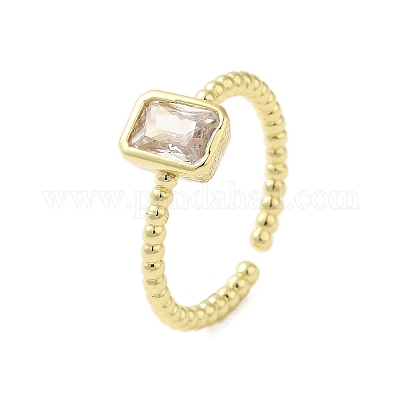 Кольца-манжеты из нержавеющей стали 304 с микропаве из кубического циркония для женщин RJEW-U013-08G-1