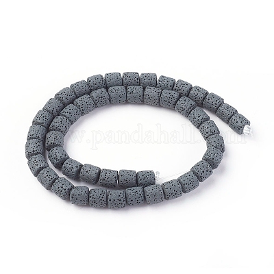 Бусы из натуральной лавы G-F671-04A-12-1