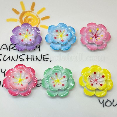 Кабошоны из непрозрачной смоляной эмали CRES-D308-01-1