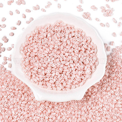 Непрозрачные цвета блестящие стеклянные бусины SEED-T006-02G-1