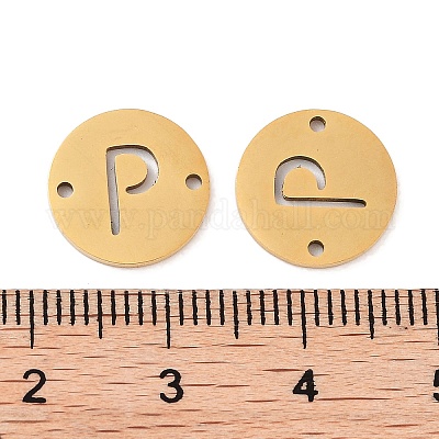 Вакуумное покрытие pvd 201 полые плоские круглые звенья из нержавеющей стали FIND-R149-03P-G-1