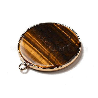 Природных тигровый глаз подвески G-A213-01G-09-1