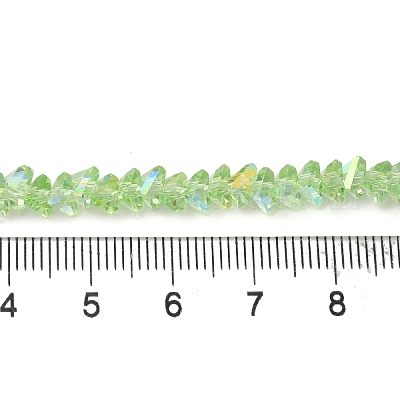 Прозрачные стеклянные бусины EGLA-P061-04B-AB03-1