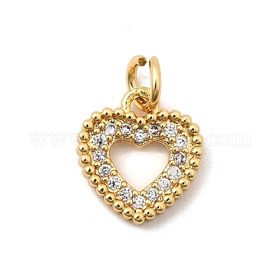 Латунные микро проложить кубического циркония подвески KK-I360-007G-02-1