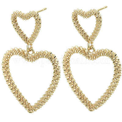 Серьги-гвоздики из латуни KK-N232-103-NF-1