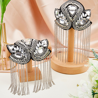 2 шт. съемные железные эполеты с кисточками FIND-FH0005-43B-1