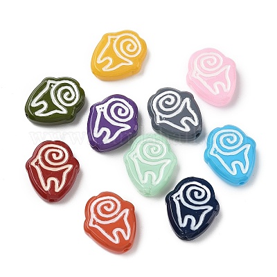 Бусины лэмпворк  LAMP-D003-04-1