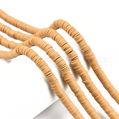 Полимерной глины ручной работы бисер нитей CLAY-R089-6mm-118-1