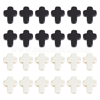 200шт 2 стиля синтетические бирюзовые бусины G-HY0001-50-1