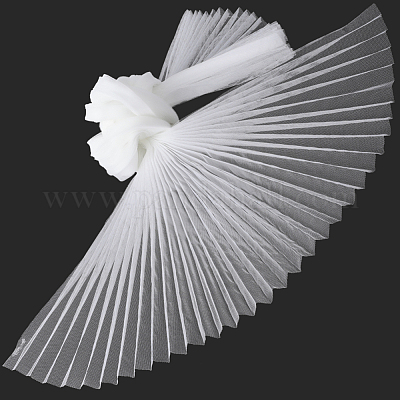 Полиэстеровая плиссированная ткань DIY-WH20007-674A-1