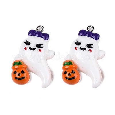 Подвески из непрозрачной смолы на хэллоуин RESI-D055-105P-1