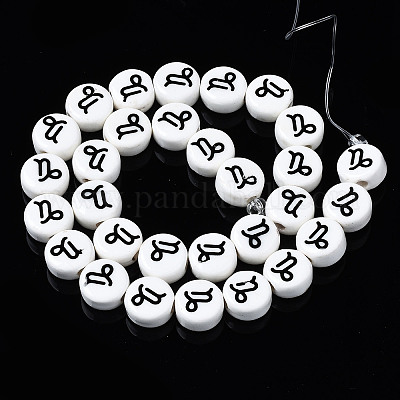 Бусины из фарфора и керамики ручной работы PORC-S502-032I-1