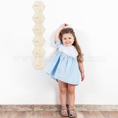 Шестигранные деревянные линейки для измерения диаграммы роста TOOL-WH0136-124A-1