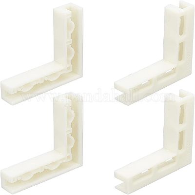 Пластиковая угловая вертикальная пряжка AJEW-WH0252-45-1