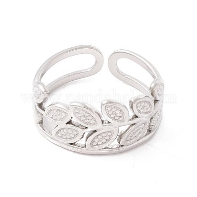 Кольцо-манжета из нержавеющей стали марки 304 RJEW-F121-06P-1