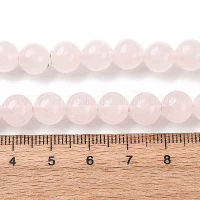 Природного розового кварца нитей бисера G-F808-C03-8mm-A-1