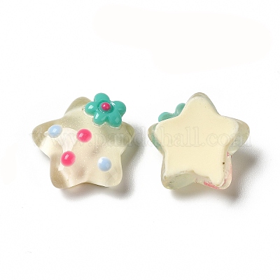 Кабошоны из полупрозрачной смолы RESI-E034-01A-1