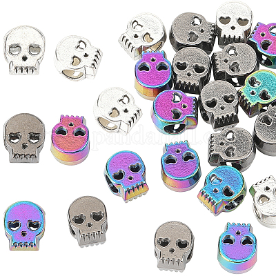 30 шт. Европейские бусины из сплава 3 цветов FIND-PA0001-13-1