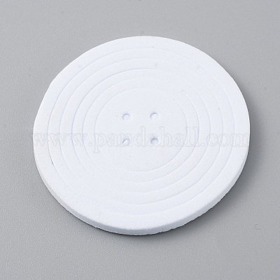 Пластиковые плоские круглые коробки для сбора памятных монет AJEW-WH0413-81-1