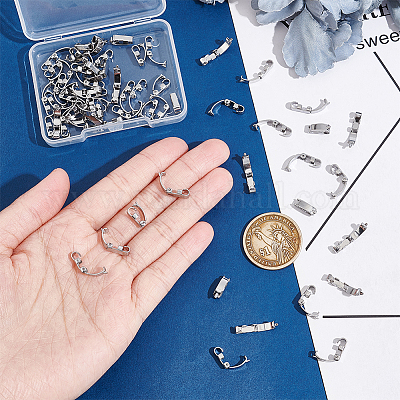 60 шт. раскладывающиеся застежки из нержавеющей стали 316 STAS-UN0056-25-1