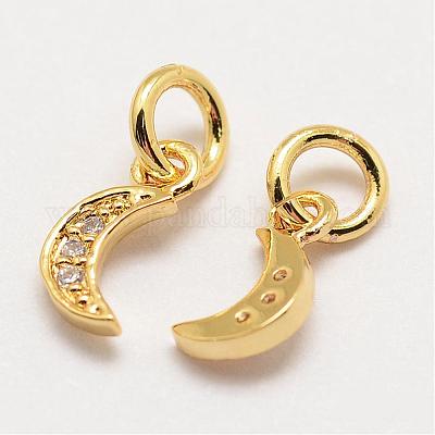 Латунь микро проложит класс Aaa кубического циркония подвески ZIRC-G090-03G-NR-1