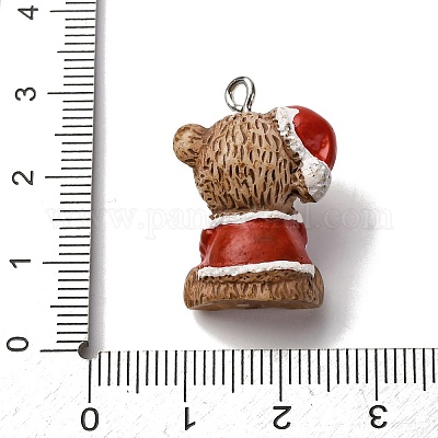 Рождественские подвески из непрозрачной смолы RESI-H039-01P-04-1