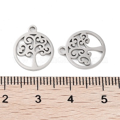 Не тускнеющие подвески из хирургической нержавеющей стали 316 STAS-C096-11B-P-1