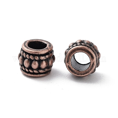 Сплавочные овальные бусины тибетского стиля  FIND-Q094-37R-1