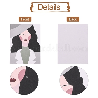 Картонных карт дисплей ювелирных изделий EDIS-C003-01D-1