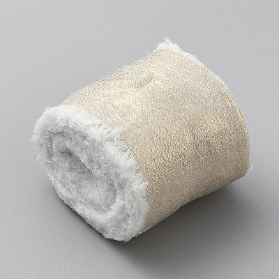 Ленты горячего тиснения из полиэстера с потертостями SRIB-WH0011-241C-1