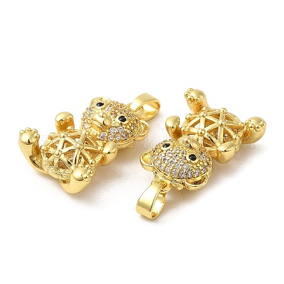 Стойки обшивки латунь микро проложить Циркон подвеску KK-M252-01G-1