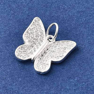 925 стерлингового серебра микро проложить кубического циркония подвески STER-D309-01F-S-1