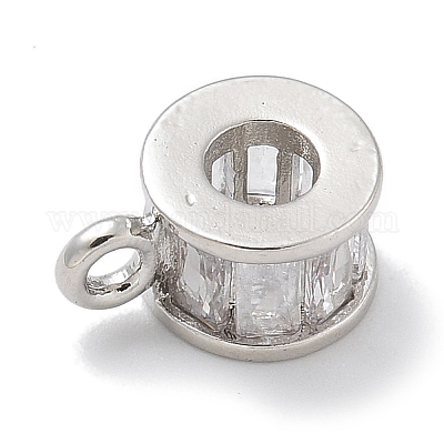 Покрытие стойки латунь микро паве прозрачный кубический цирконий трубы поручни KK-L224-025P-1