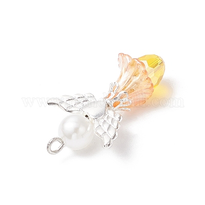 Подвески в виде ангела и цветка PALLOY-JF03792-1