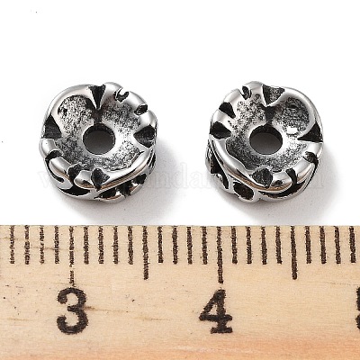 Столбик 304 нержавеющая сталь бусины STAS-M057-47AS-1