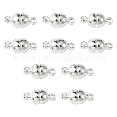 10шт круглые латунные магнитные застежки с петлями KK-FS0001-34S-1